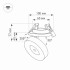 Светильник LGD-MONA-BUILT-R100-12W Day4000 (WH, 24 deg) (Arlight, IP40 Металл, 3 года)