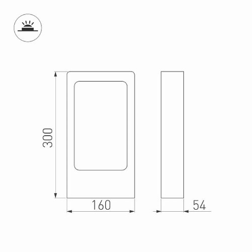 Светильник LGD-PATH-FRAME-H300-7W Warm3000 (BK, 100 deg, 230V) (ARL, IP65 Металл, 3 года) (Arlight, IP65 Металл, 3 года)