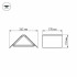 Светильник LGD-Wall-Delta-1B-12W Warm White (Arlight, IP54 Металл, 3 года)