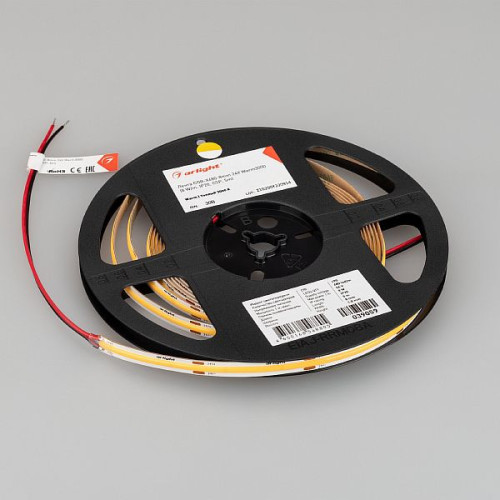 Светодиодная Лента COB-X480-8mm 24V Warm3000 (8 W/m, IP20, CSP, 5m) (Arlight, -)