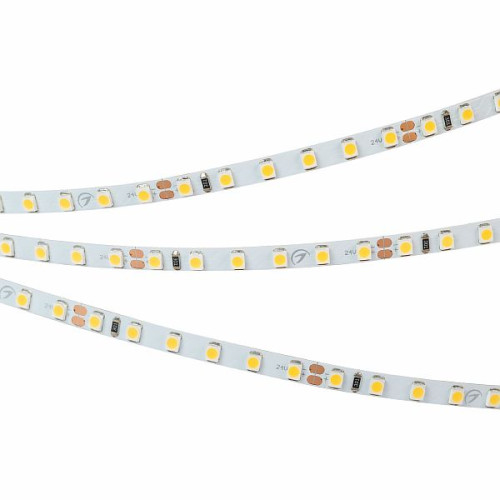 Светодиодная Лента RT-A120-5mm 24V Cool 15K (9.6 W/m, IP20, 2835, 5m) (Arlight, 9.6 Вт/м, IP20)