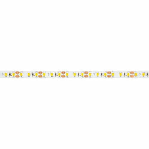 Светодиодная Лента RT-A120-8mm 12V Warm3500 (14.4 W/m, IP20, 2835, 5m) (Arlight, Открытый)