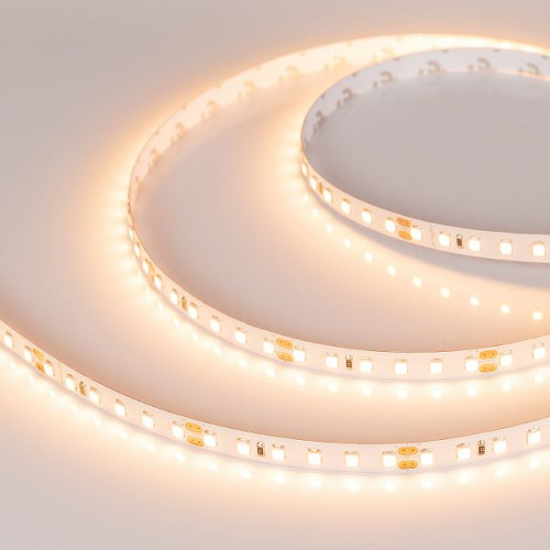 Светодиодная лента Лента RT-A120-8mm 24V Warm3000 CRI98 (14.4 W/m, IP20, 2835, 5m) (Arlight, Открытый)