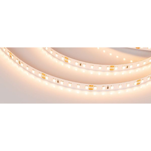 Светодиодная лента Лента RT-A120-8mm 24V Warm3000 CRI98 (14.4 W/m, IP20, 2835, 5m) (Arlight, Открытый)