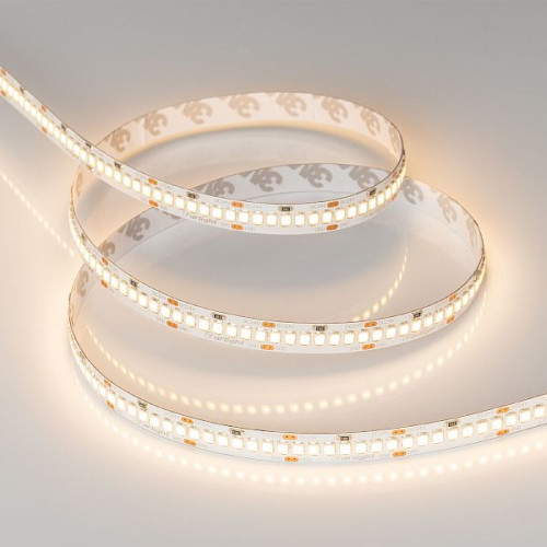 Светодиодная Лента RT-A252-10mm 24V Warm3000 (11 W/m, IP20, 2835, 5m) (Arlight, Открытый)