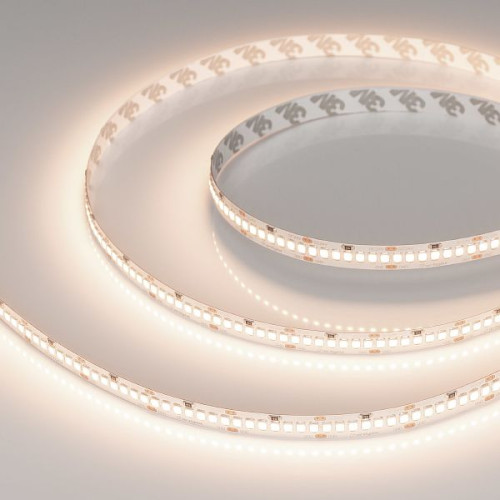 Светодиодная Лента RT-A252-10mm 24V Warm3500 (11 W/m, IP20, 2835, 5m) (Arlight, Открытый)
