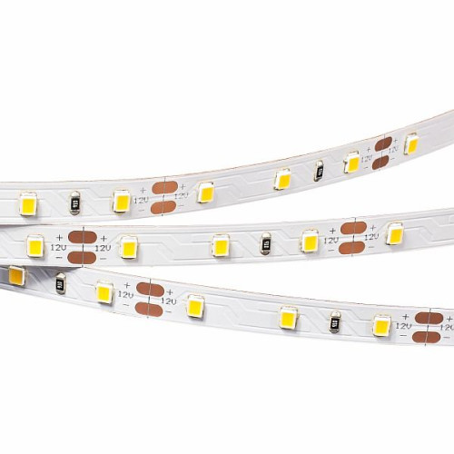 Светодиодная Лента RT-A60-8mm 12V Warm2400 (4.8 W/m, IP20, 2835, 5m) (Arlight, 4.8 Вт/м, IP20)