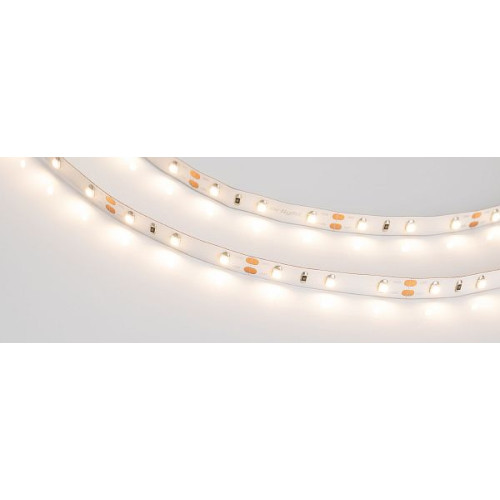 Светодиодная Лента RT-A60-8mm 12V Warm2400 (4.8 W/m, IP20, 2835, 5m) (Arlight, 4.8 Вт/м, IP20)