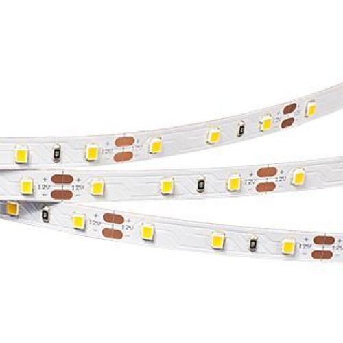 Светодиодная Лента RT-A60-8mm 12V Warm2400 (4.8 W/m, IP20, 2835, 5m) (Arlight, 4.8 Вт/м, IP20)