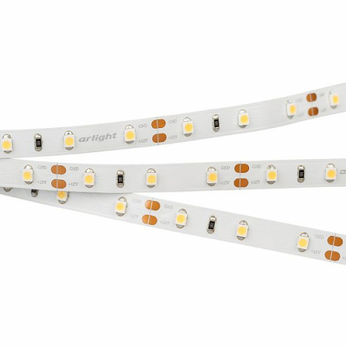 Светодиодная лента Лента RT-A60-8mm 12V Warm2700 CRI98 (4.8 W/m, IP20, 2835, 5m) (Arlight, 4.8 Вт/м, IP20)