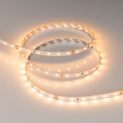Светодиодная Лента RT-A60-8mm 24V Warm2400 (7.2 W/m, IP20, 2835, 5m) (Arlight, Открытый)