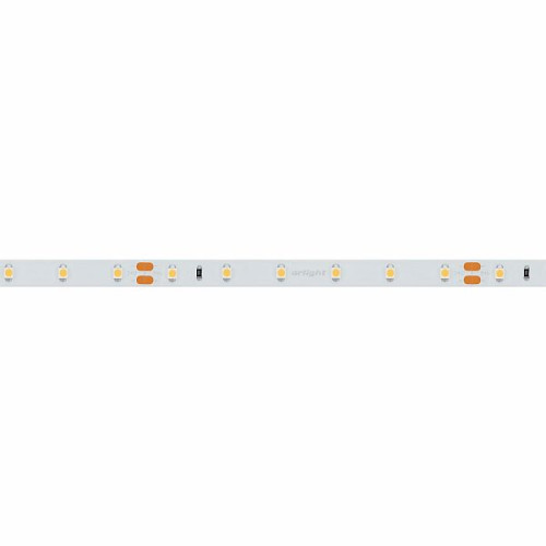 Светодиодная Лента RT-A60-8mm 24V Warm3500 (4.8 W/m, IP20, 2835, 5m) (Arlight, Открытый)