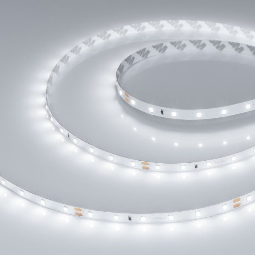Светодиодная Лента RT-A60-8mm 24V White6000 (4.8 W/m, IP20, 2835, 50m) (Arlight, 4.8 Вт/м, IP20)
