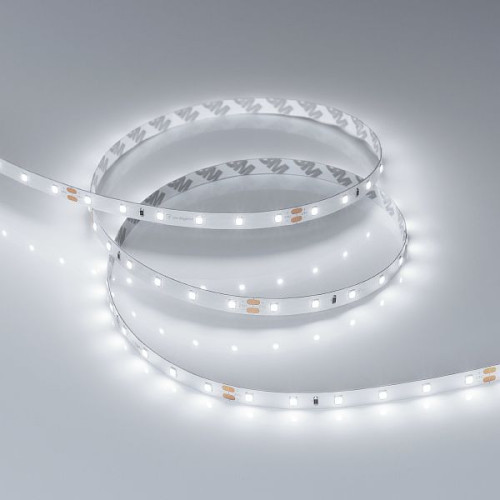 Светодиодная Лента RT-A60-8mm 24V White6000 (4.8 W/m, IP20, 2835, 50m) (Arlight, 4.8 Вт/м, IP20)