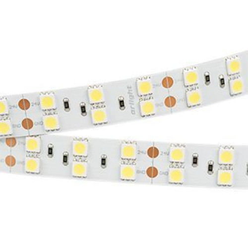 Светодиодная Лента RT-B120-15mm 24V Day4000 (28.8 W/m, IP20, 5060, 5m) (Arlight, Открытый)