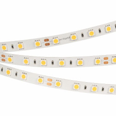 Светодиодная Лента RT-B60-10mm 24V Warm3000 (14.4 W/m, IP20, 5060, 5m) (Arlight, Открытый)