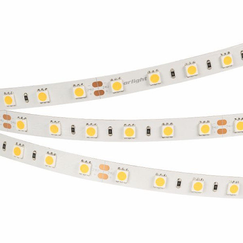 Светодиодная Лента RT-B60-10mm 24V Warm3000 (14.4 W/m, IP20, 5060, 5m) (Arlight, Открытый)