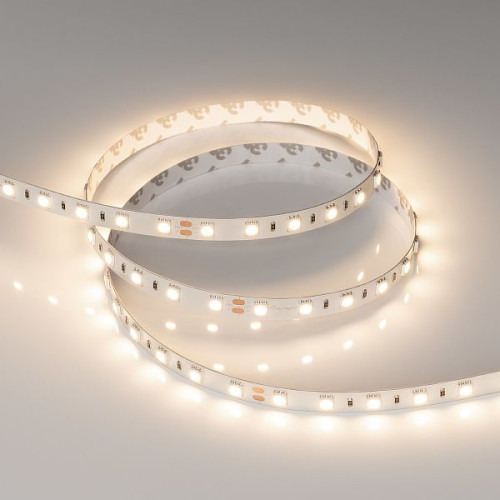 Светодиодная Лента RT-B60-10mm 24V Warm3000 (14.4 W/m, IP20, 5060, 5m) (Arlight, Открытый)