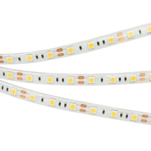 Светодиодная Лента RTW 2-5000SE 12V Cool 2x (5060, 300 LED, LUX) (Arlight, 14.4 Вт/м, IP65)