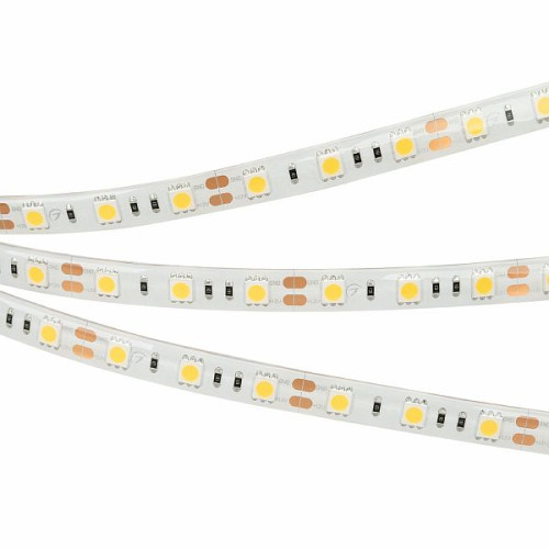 Светодиодная Лента RTW 2-5000SE 12V Cool 2x (5060, 300 LED, LUX) (Arlight, 14.4 Вт/м, IP65)