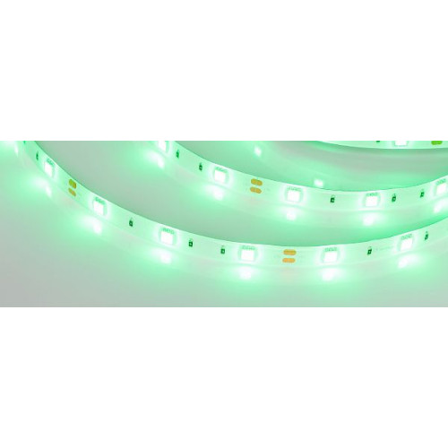 Светодиодная Лента RTW 2-5000SE 12V Green (5060, 150 LED, LUX) (Arlight, 7.2 Вт/м, IP65)