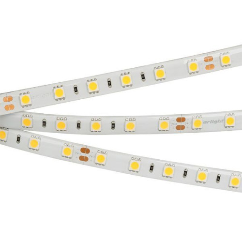 Светодиодная Лента RTW 2-5000SE 24V Cool 2x (5060, 300 LED, LUX) (Arlight, 14.4 Вт/м, IP65)