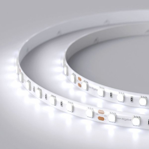 Светодиодная Лента RTW 2-5000SE 24V Cool 2x (5060, 300 LED, LUX) (Arlight, 14.4 Вт/м, IP65)