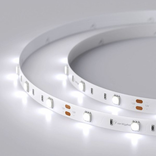 Светодиодная Лента RT 2-5000 12V Cool 8K (5060, 150 LED, LUX) (Arlight, 7.2 Вт/м, IP20)