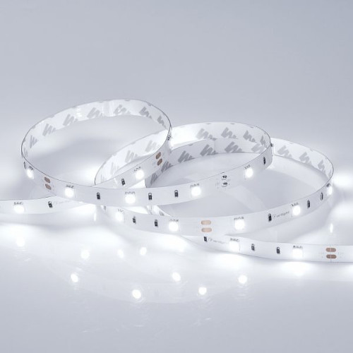 Светодиодная Лента RT 2-5000 12V White6000 (5060, 150 LED, LUX) (Arlight, 7.2 Вт/м, IP20)