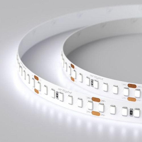 Светодиодная Лента RT 2-5000 24V Cool 8K 3x (2835, 840 LED, LUX) (Arlight, 17 Вт/м, IP20)