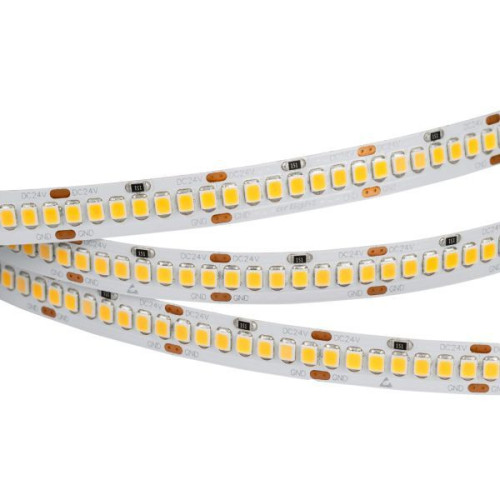 Светодиодная Лента RT 2-5000 24V White5500 10mm (2835, 252 LED/m, LUX) (Arlight, 10 Вт/м, IP20)