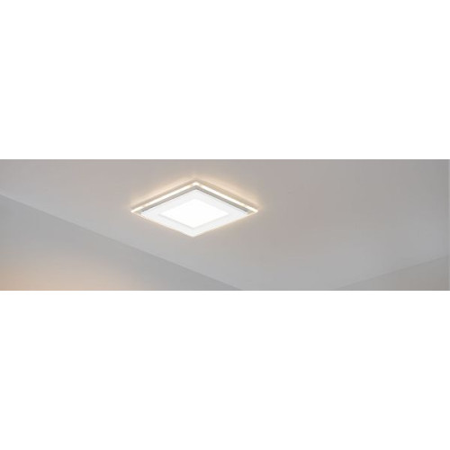 Светодиодная панель LT-S160x160WH 12W Warm White 120deg (Arlight, IP40 Металл, 3 года)