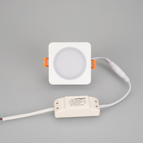 Светодиодная панель LTD-80x80SOL-5W Day White 4000K (Arlight, IP44 Пластик, 3 года)
