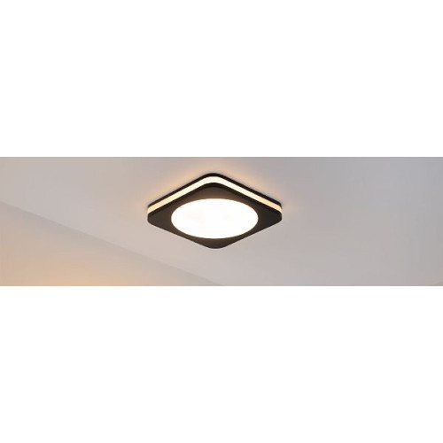 Светодиодная панель LTD-80x80SOL-5W Warm White 3000K (Arlight, IP44 Пластик, 3 года)