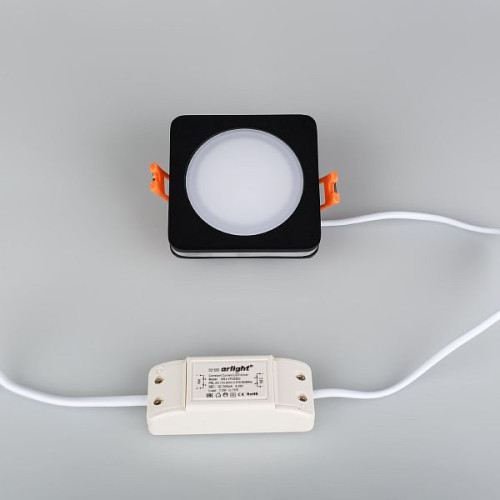 Светодиодная панель LTD-80x80SOL-BK-5W Day White (Arlight, IP44 Пластик, 3 года)