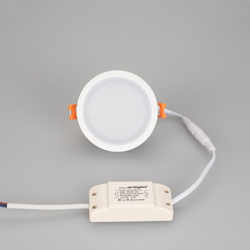 Светодиодная панель LTD-95SOL-10W Warm White (Arlight, IP44 Пластик, 3 года)