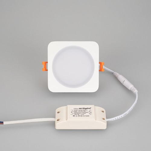 Светодиодная панель LTD-96x96SOL-10W Day White 4000K (Arlight, IP44 Пластик, 3 года)