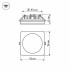 Светодиодная панель LTD-96x96SOL-10W Warm White 3000K (Arlight, IP44 Пластик, 3 года)