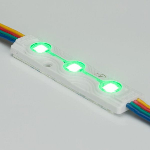 Светодиодный Модуль герметичный ARL-ORION-R07-12V RGB (5050, 3 LED) (Arlight, Закрытый)