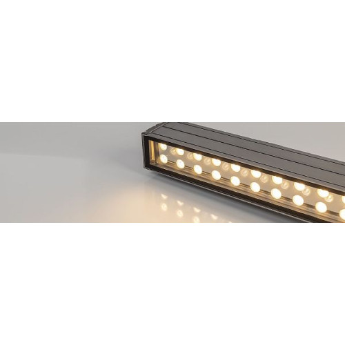 Светодиодный прожектор AR-LINE-1000M-24W-24V RGB (Grey, 30 deg, DMX512) (Arlight, Закрытый)