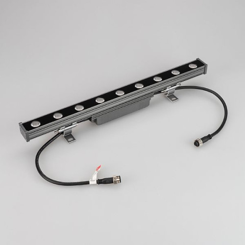 Светодиодный прожектор AR-LINE-500S-9W-220V Warm (Grey, 30 deg) (Arlight, IP65 Металл, 3 года)