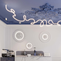 Лента герметичная MOONLIGHT-SIDE-FP-X1088-D25mm 24V Day4000 (20 W/m, IP65, 5m, wire x1) (Arlight, Вывод боковой, 3 года)