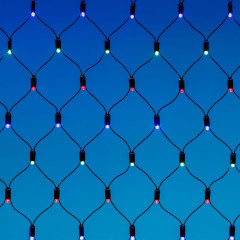 Светодиодная гирлянда ARD-NETLIGHT-CLASSIC-2500x2500-BLACK-432LED RGB (230V, 26W) (Ardecoled, IP65)