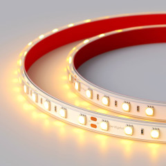 Светодиодная Лента RTW 2-5000PGS 24V Yellow 2x (5060, 300 LED, LUX) (Arlight, 14.4 Вт/м, IP67)