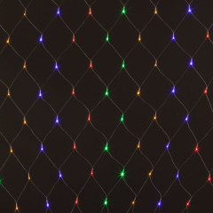 Праздничная гирлянда сеть мульти 1,5*1,5м IP20 300-001