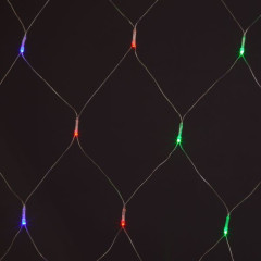 Праздничная гирлянда сеть мульти 1,5*1,5м IP20 300-001