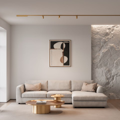 Brass Line Трековый светильник 10W 3000K латунь 85528/01