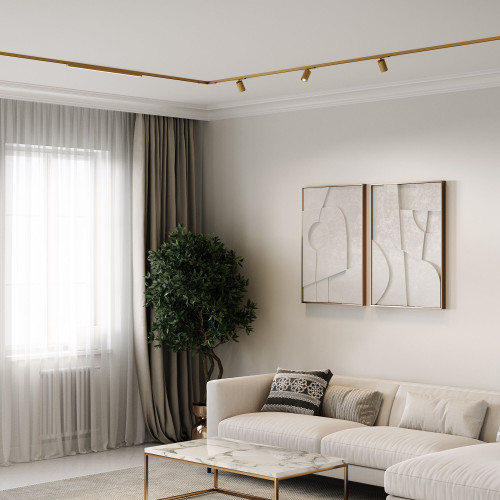 Brass Line Трековый светильник 12W 3000K латунь 85526/01