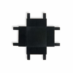 Flat Magnetic Четырёхсторонний соединитель для накладного шинопровода (чёрный) 85003/00
