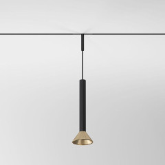 Mini Magnetic Трековый светильник 3W 3000K черный/латунь 85164/01
